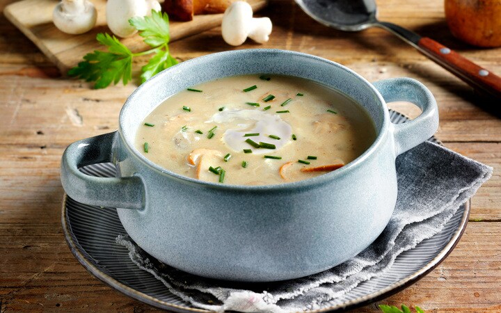 Champignon-Steinpilz Cremesuppe (Artikelnummer 03827)