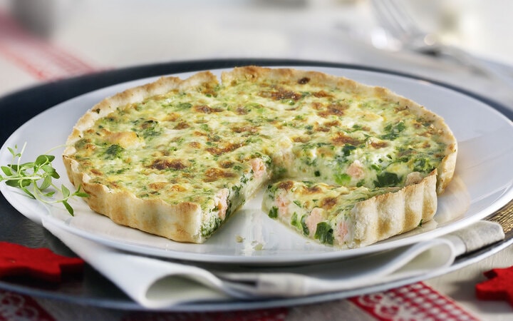 Lachs-Spinat-Tarte (Artikelnummer 16101)